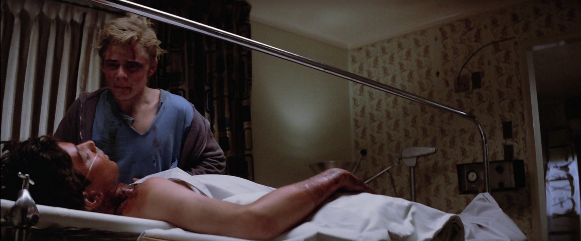 the outsiders johnny in hospital bed